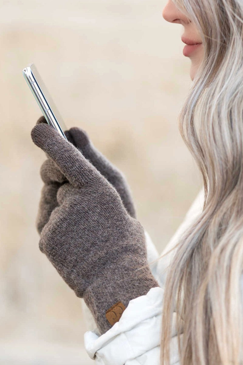 Premium Tech-Touch Gloves - Earth Brown