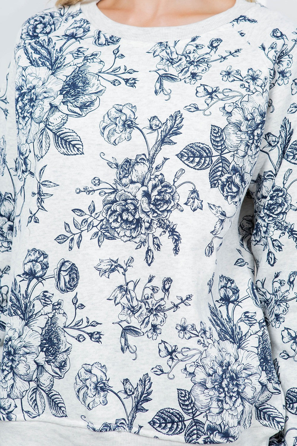 Premium Vintage Floral Sweatshirt