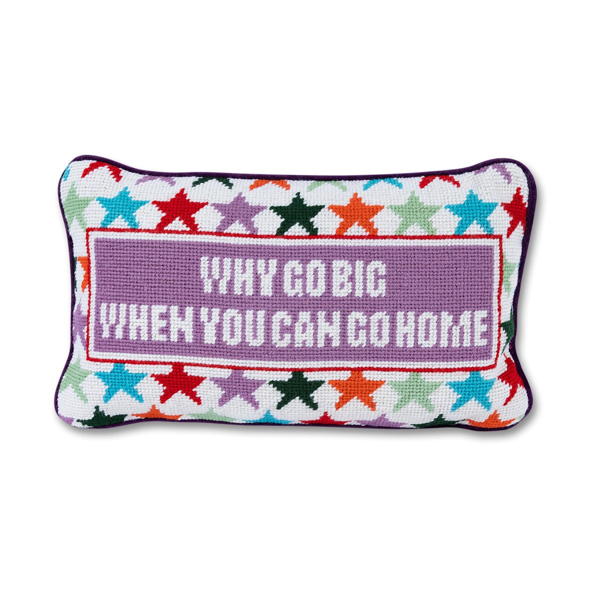 Premium Charming-Meets-Chic Needlepoint Pillow