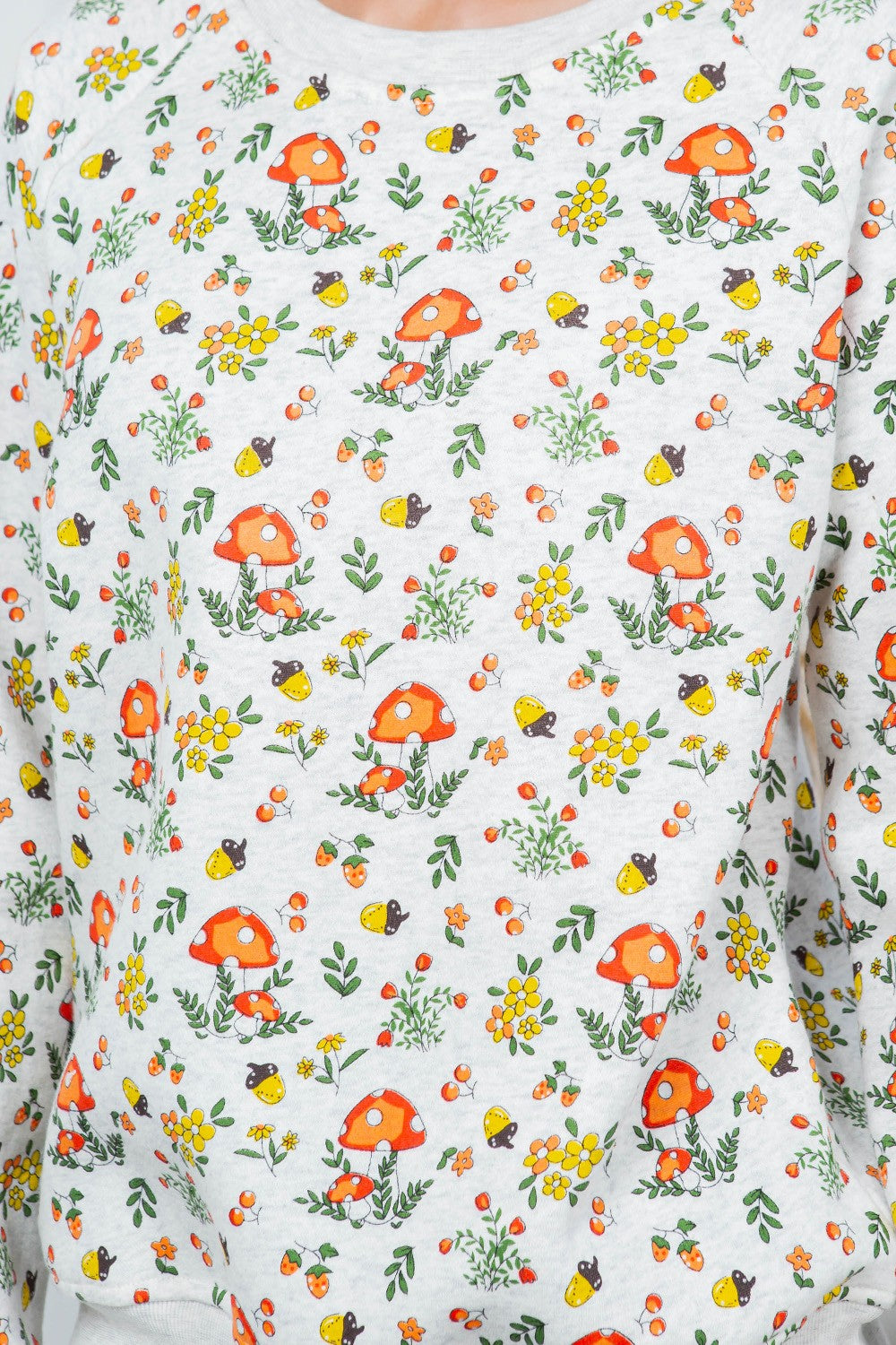 Premium Florals and Mushrooms Sweatshirt