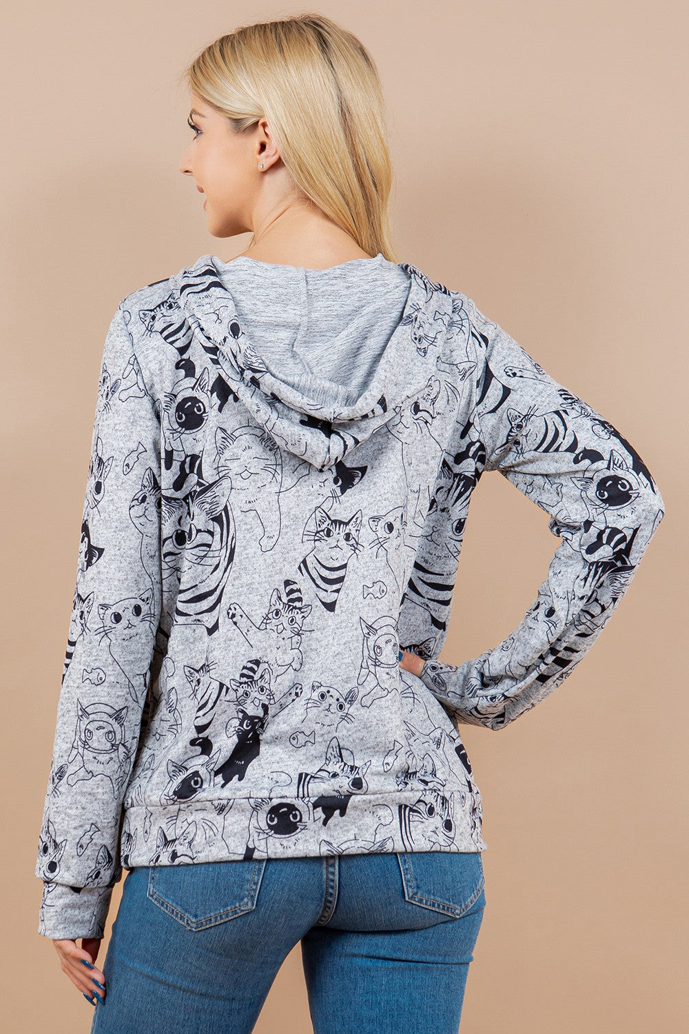 Premium Playful Cat Hoodie