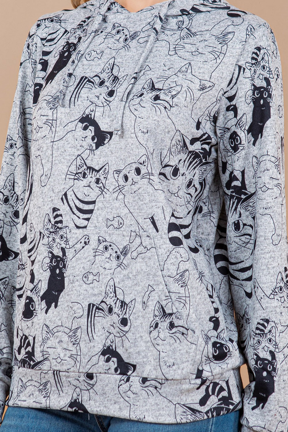 Premium Playful Cat Hoodie